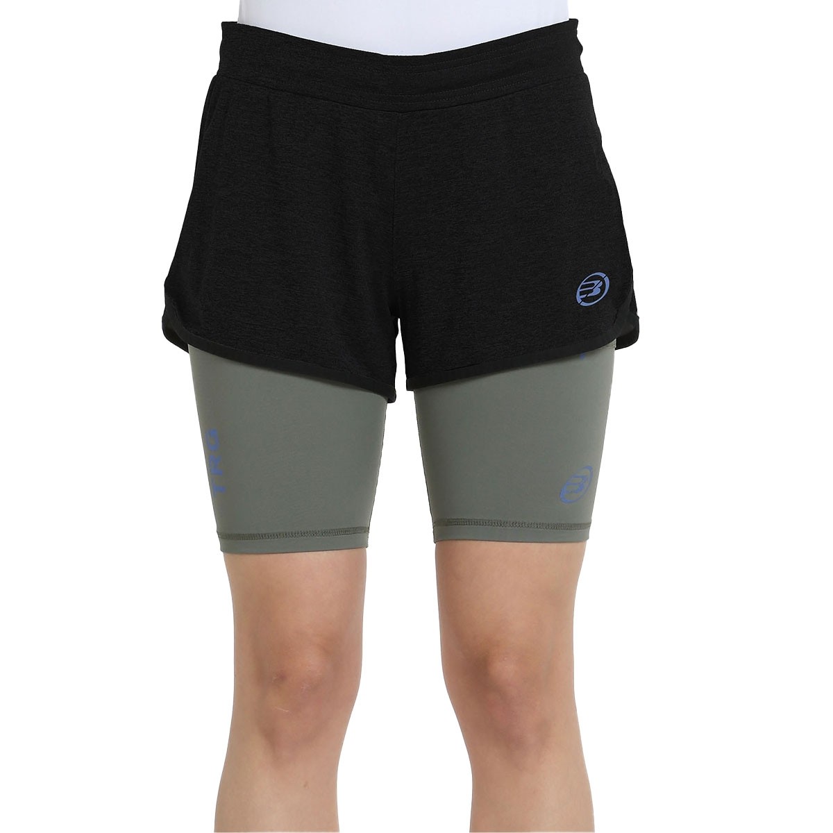 Short Bullpadel Teixel Mujer Talla S, Black