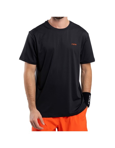 CAMISETA NOX TEAM REGULAR BLACK T24HCATRBL | Ofertas de padel