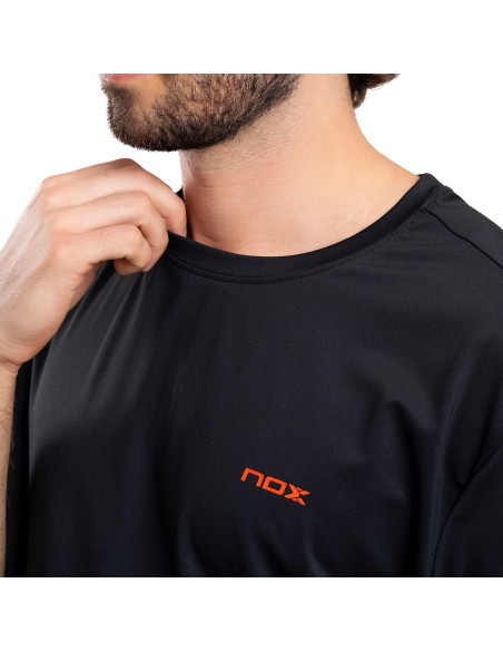 T-SHIRT NOX TEAM REGULAR PRETA T24HCATRBL | Ofertas de padel