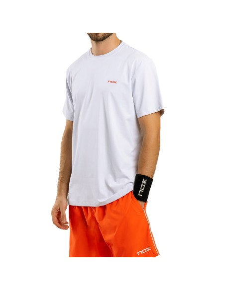 Camiseta Nox Team Regular Branca | Ofertas de padel