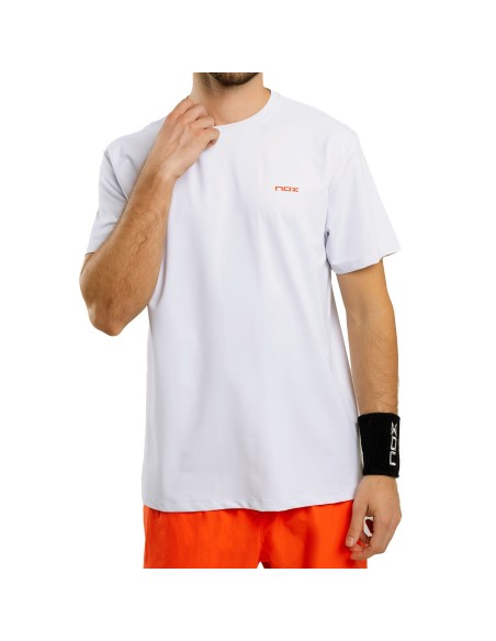 Camiseta Nox Team Regular Branca | Ofertas de padel