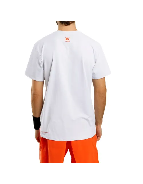 Camiseta Nox Team Regular Branca | Ofertas de padel