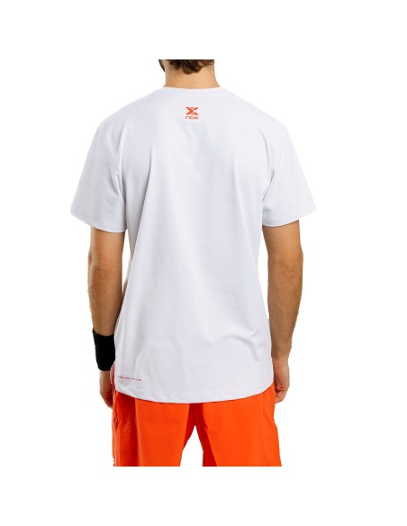 Camiseta Nox Team Regular Branca | Ofertas de padel