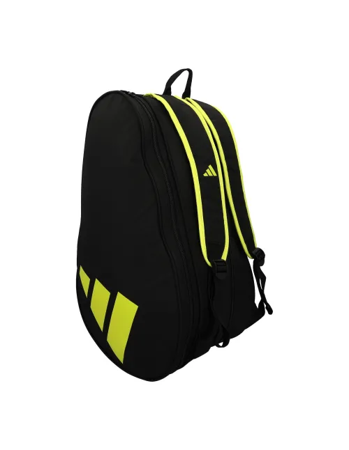 Saco Adidas Control Preto Amarelo Flúor | Ofertas de padel