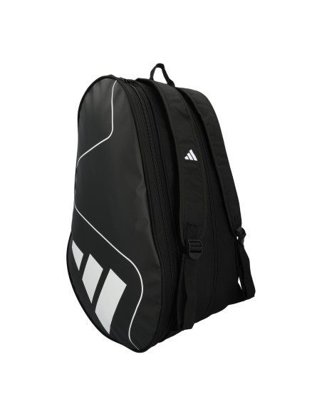 Paletero Adidas Carbon Control Negro Blanco | Ofertas de pádel
