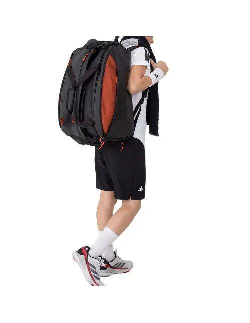 Paletero Adidas Multigame Black/Orange 3.4 Ab1Pa2U23 | Ofertas de pádel