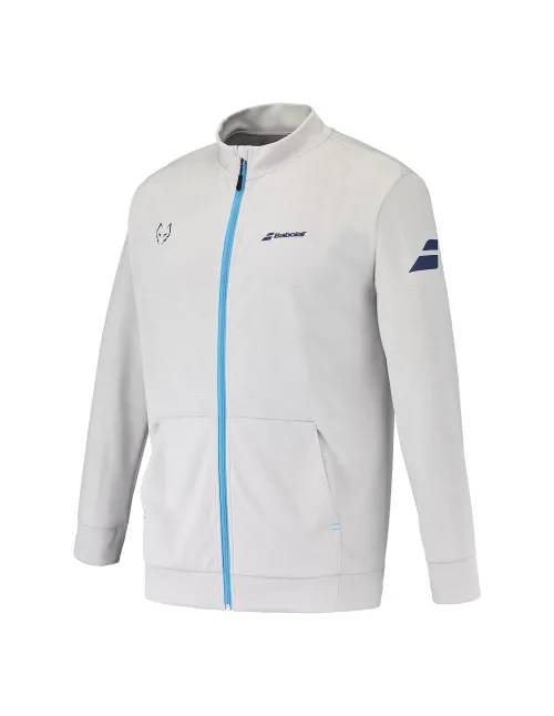 Chaqueta Babolat Juan Lebrón Blanco | Ofertas de pádel