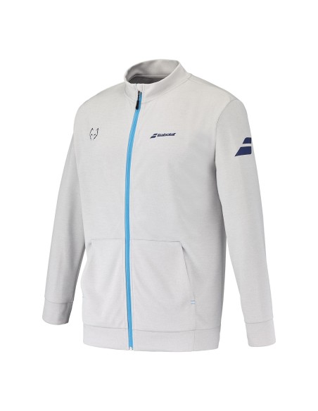 Chaqueta Babolat Juan Lebrón Blanco | Ofertas de pádel