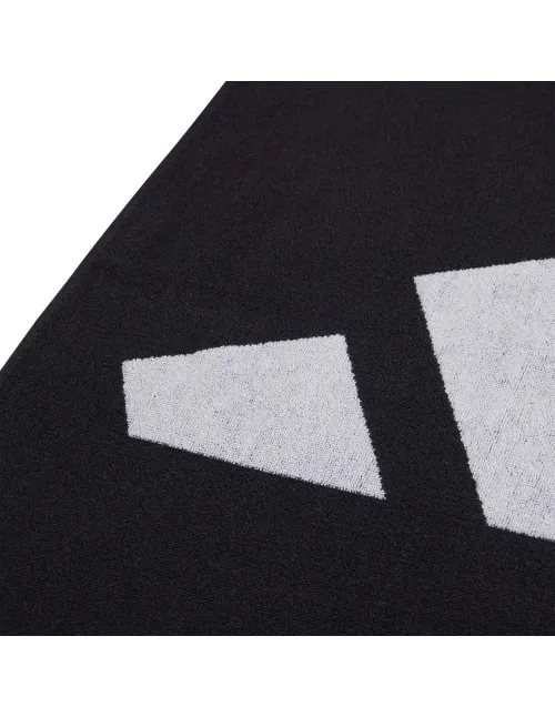 Toalla Grande Adidas 3 Barra Negro | Ofertas de pádel