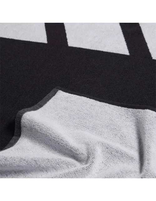 Toalla Grande Adidas 3 Barra Negro | Ofertas de pádel
