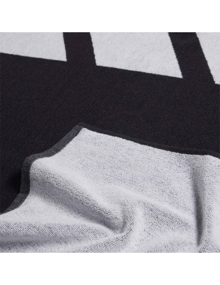 Toalla Grande Adidas 3 Barra Negro | Ofertas de pádel