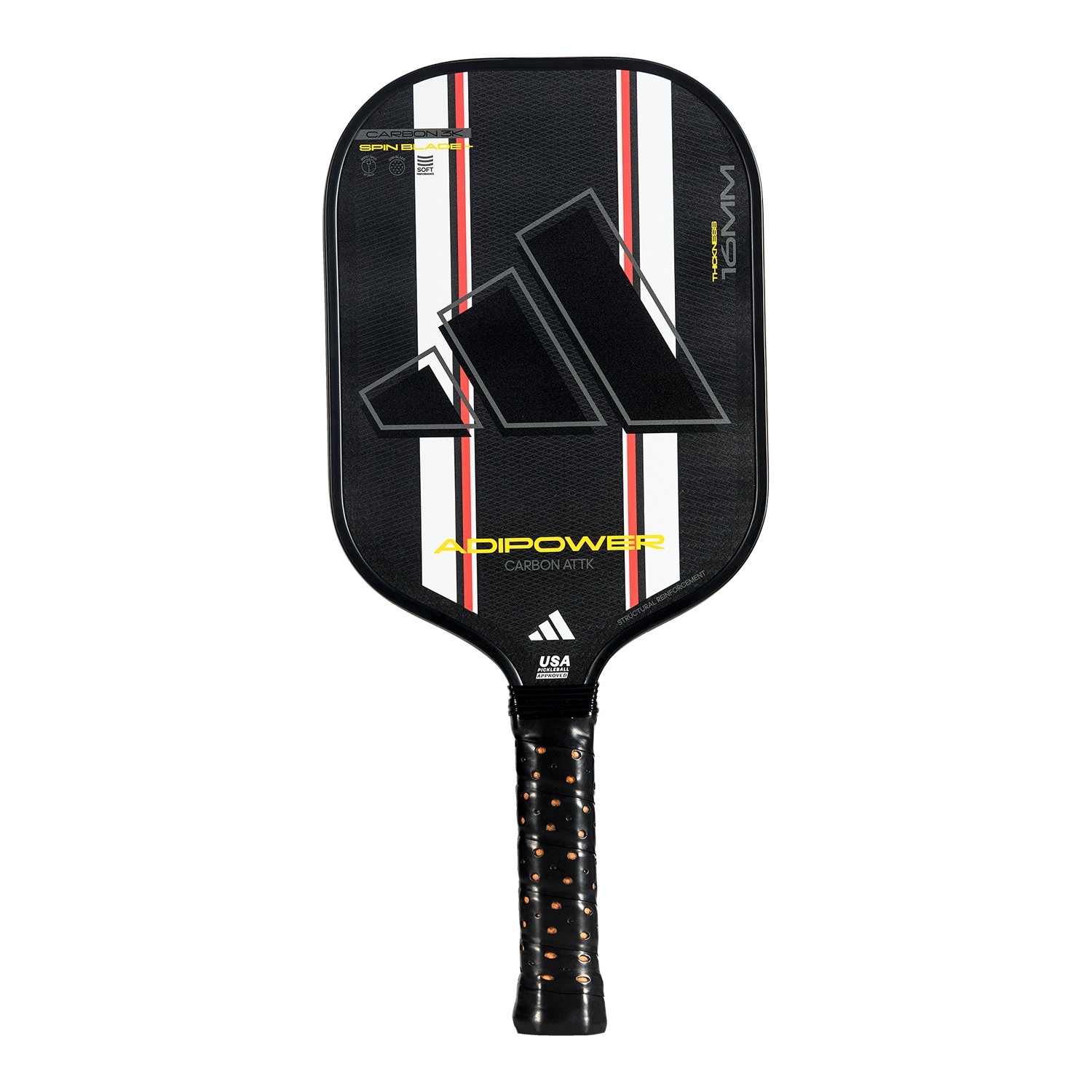 Adidas Pickleball Adipower Carbon Attk, Negro