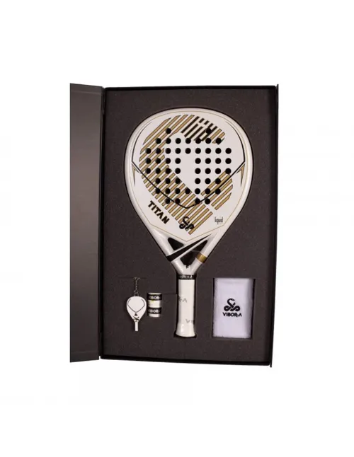 Pack Raquete Vibor-A Titan Limited Edition 2025 | Ofertas de padel