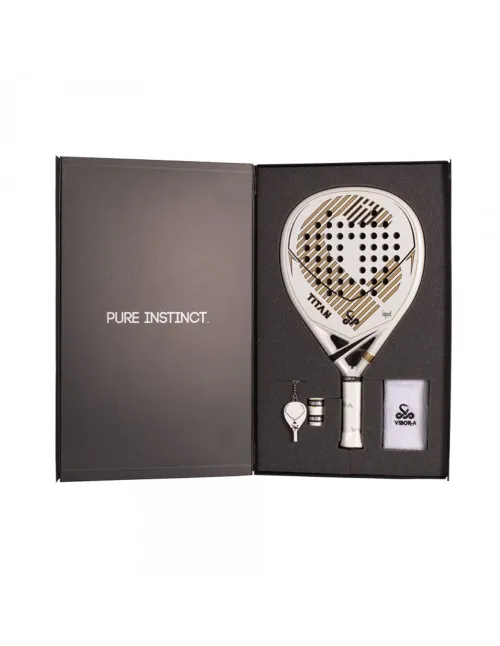 Pack Raquete Vibor-A Titan Limited Edition 2025 | Ofertas de padel