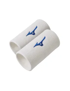 Mizuno UNISEX Long WRISTBANDS WHITE