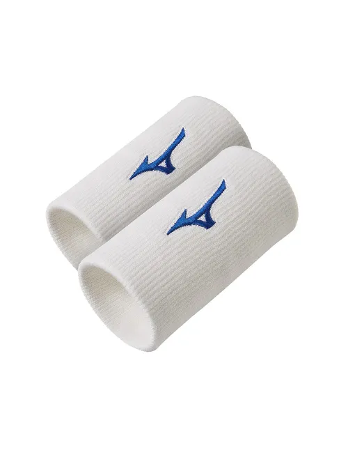Mizuno UNISEX Long WRISTBANDS WHITE | Ofertas de padel