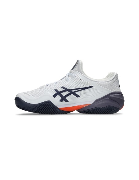 Asics Court Ff 3 Clay White 1041A371 | Ofertas de padel
