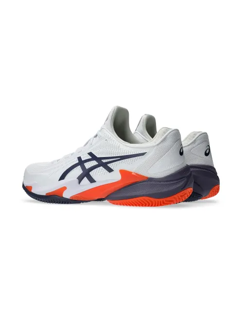 Asics Court Ff 3 Clay White 1041A371 | Ofertas de padel