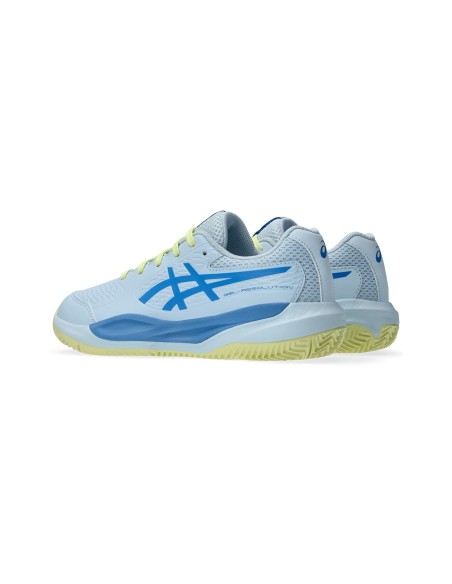 Asics Gel-Resolution X Gs Clay 1044A080-401 Azul Junior | Ofertas de padel