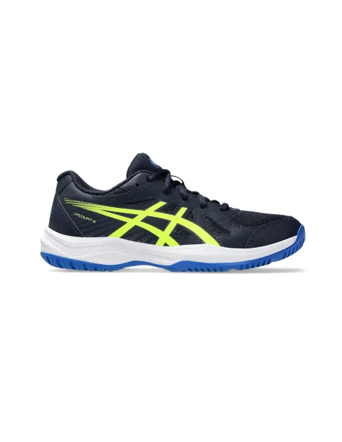 Asics Upcourt 6 Gs Azul Marino Junior 1074A045 | Ofertas de padel