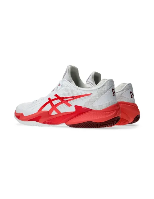 Asics Court Ff 3 Novak Clay 1041A521-966 Blanco Rojo | Ofertas de pádel