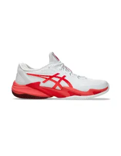 Asics Court Ff 3 Novak Clay 1041A521-966 Blanco Rojo | Ofertas de pádel