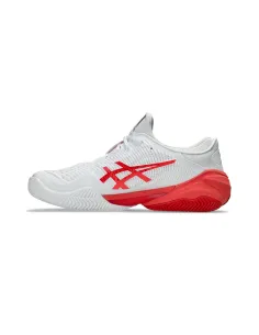 Asics Court Ff 3 Novak Clay 1041A521-966 Blanco Rojo | Ofertas de pádel 2