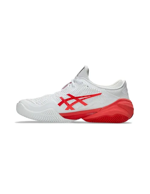 Asics Court Ff 3 Novak Clay 1041A521-966 Blanco Rojo | Ofertas de pádel