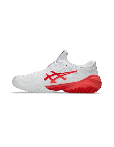 Asics Court Ff 3 Novak Clay 1041A521-966 White Red | Ofertas de padel