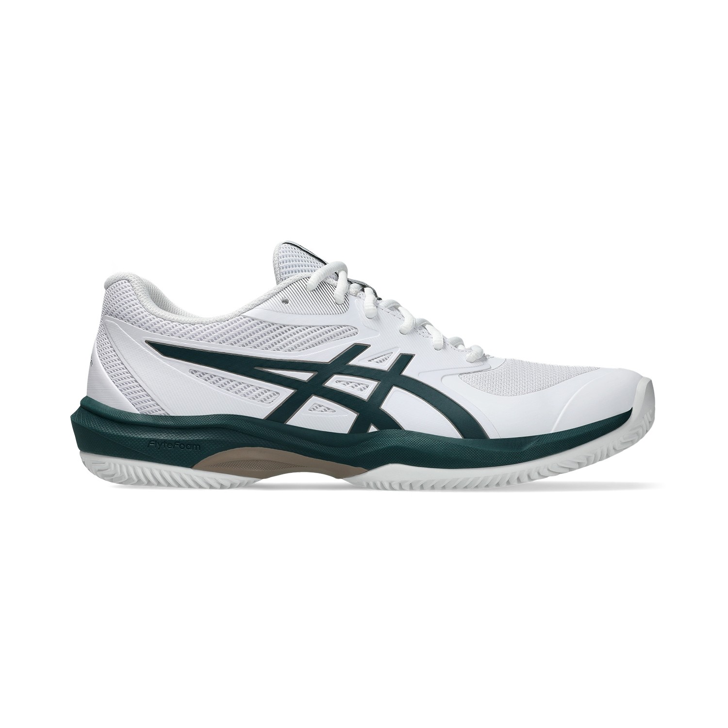 Asics Game Ff Clay/oc 1041a490-100 Talla 44.5, Blanco