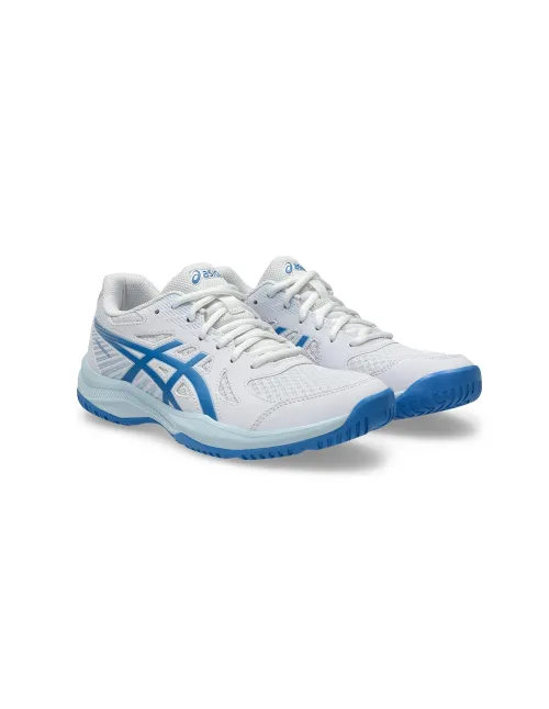 Asics Upcourt 6 1072A107-101 Blanco Mujer | Ofertas de pádel