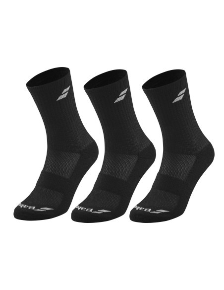 Meias Babolat Pack De 3 Pares Junior Preto | Ofertas de padel