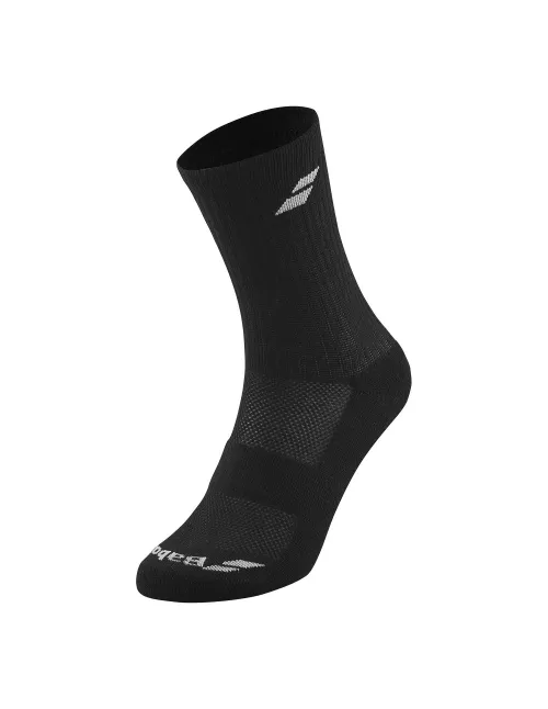 Calcetines Babolat 3 Pares Pack Negro Junior | Ofertas de pádel