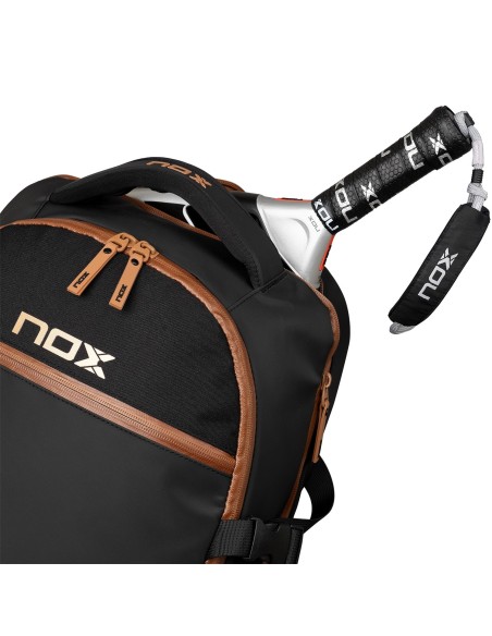 Mochila Nox Luxury Open Series Preta Castanha | Ofertas de padel