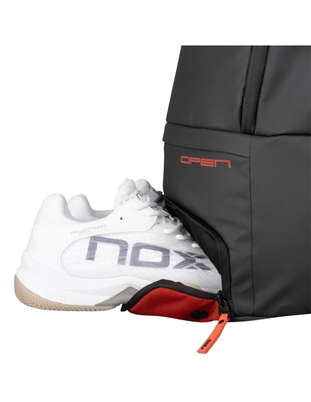 Backpack Nox Luxury Open Series Black Red | Ofertas de padel