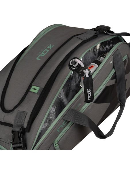 Paletero Nox AT10 Team Gris Verde | Ofertas de pádel