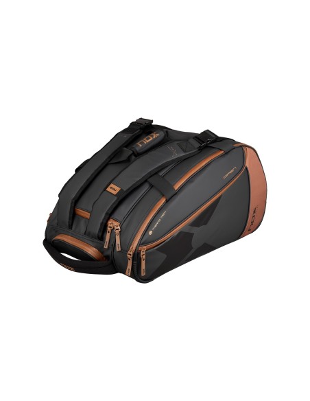 Nox Luxury Open Series Padelbag Black Brown Bpopenblbr | Ofertas de padel