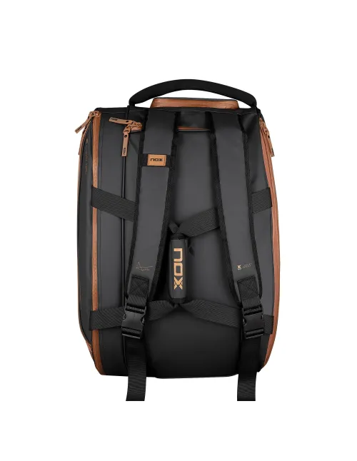 Nox Luxury Open Series Padelbag Black Brown Bpopenblbr | Ofertas de padel