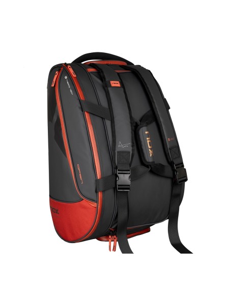 Paletero Nox Luxury Open Series Negro Rojo Bpopenblre | Ofertas de pádel