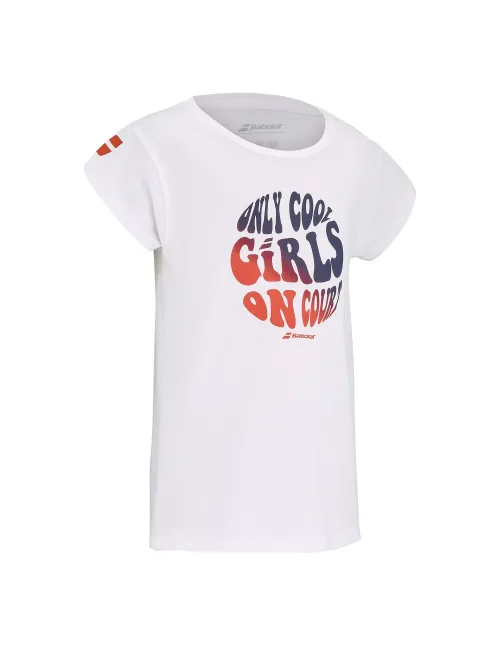 CAMISETA BABOLAT EXERCISE COTTON TEE GIRLS 4GS25444 4118 | Ofertas de padel