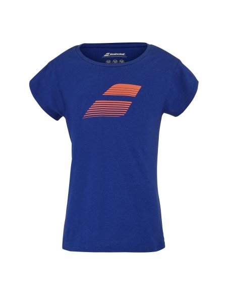 Camiseta Babolat Exercise Cotton Tee Niña | Ofertas de padel