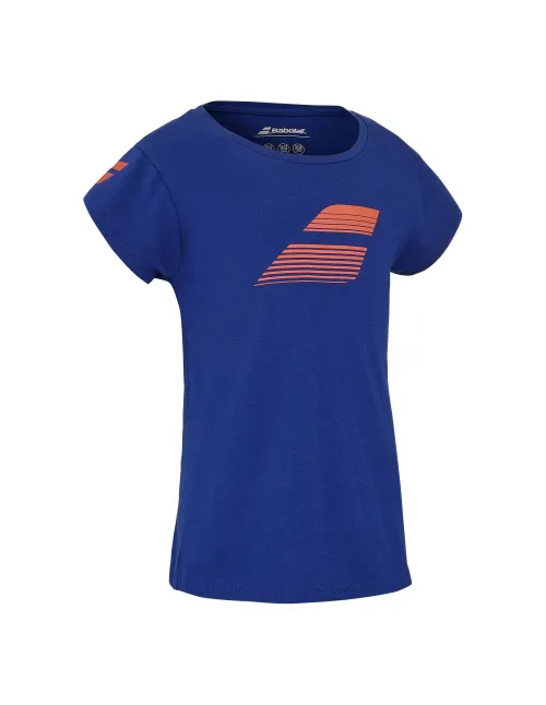 Camiseta Babolat Exercise Cotton Tee Niña | Ofertas de padel