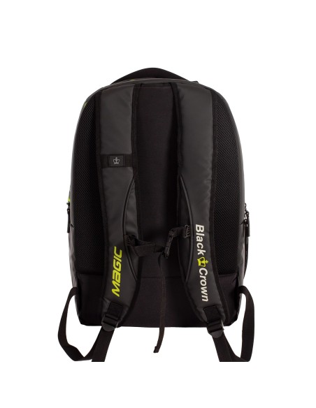 Black Crown Magic Backpack Black/Yellow | Ofertas de padel