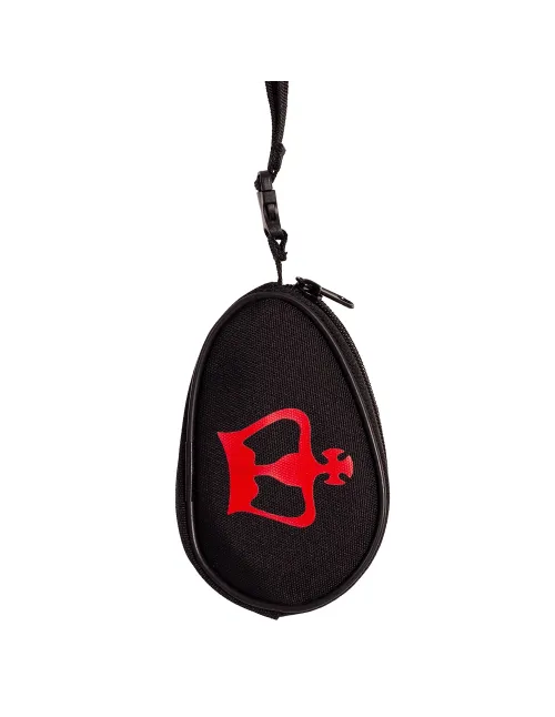 PORTA-MOEDAS PRETO COROA PRETO/VERMELHO A003736 | Ofertas de padel