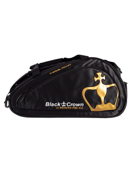 Paletero Black Crown Ultimate Pro 2.0 Negro/Dorado | Ofertas de pádel