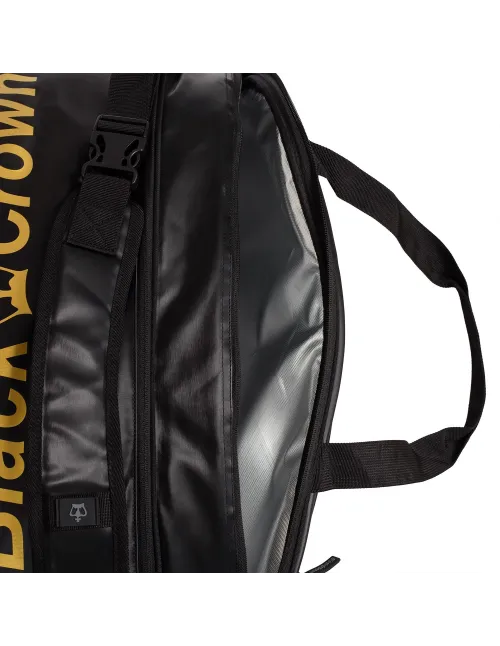 (Padel-)Tasche Black Crown Ultimate Pro 2.0 Schwarz/Gold