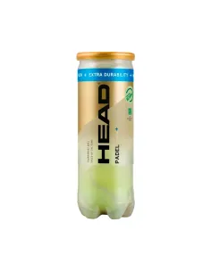 HEAD 3 BOLAS DE ESTANHO PADEL PRO S + 540303 | Ofertas de padel