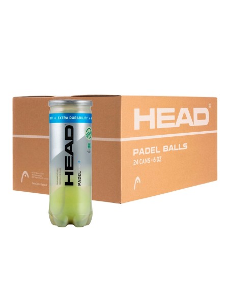 24 Boîte de 3 balles Head Padel Pro+ |Padel offers