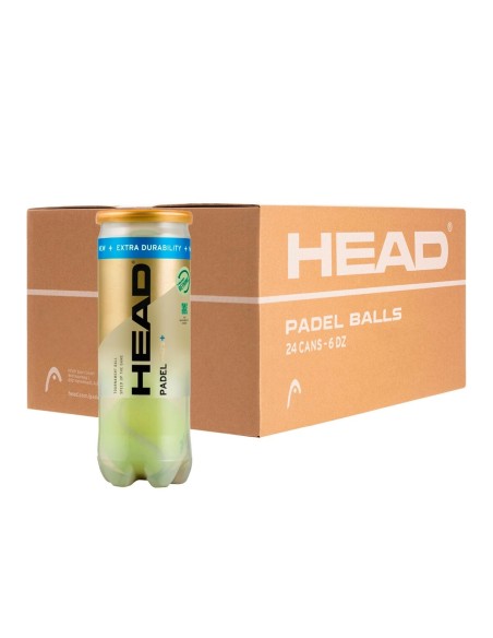 Cajón 24 Botes de 3 Pelotas Head Padel Pro S + | Ofertas de pádel
