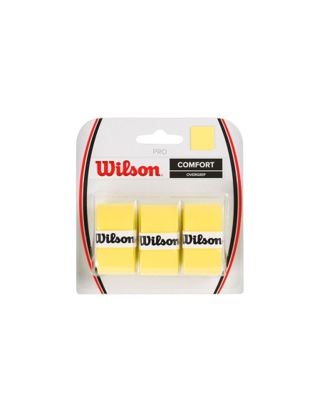 Overgrip Wilson Pro Jaune Confortable | Ofertas de Padel